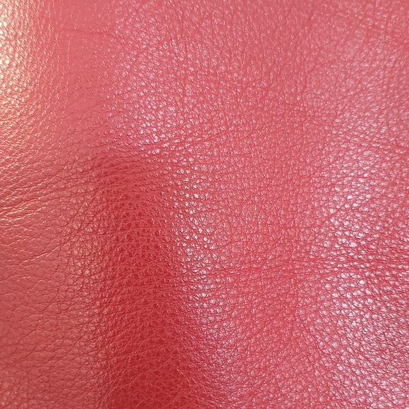 Red leather jacket size XS - Picture 6 of 8